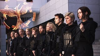 Squad 451  Mockingjay  Hunger Games Cosplay [upl. by Beetner]