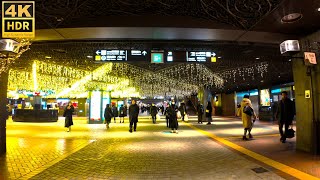 福岡市の天神地下街を歩く4kHDR japan walking tour Tenjin Underground Mall in Fukuoka City [upl. by Stu195]