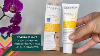 BIODERMA  Avis sur le soin antitaches Photoderm Spot Age SPF50  Easypara [upl. by Cristal]