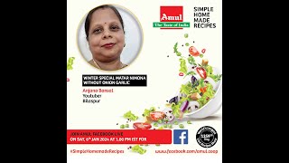 Chef Anjana Bansal Episode 6610 SimpleHomemadeRecipes Facebook Live [upl. by Arimay]