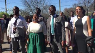 The Aeolians Sing quotNational Anthemquot in honor of Fallen SWAT Officer Steve Smith [upl. by Willing]