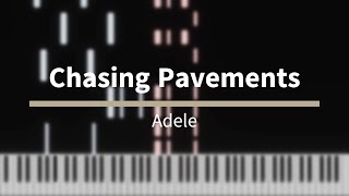 Chasing Pavements  Adele Piano Tutorial [upl. by Canada406]