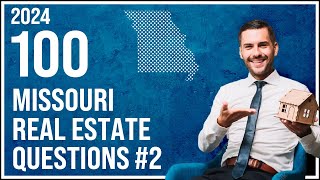 Missouri Real Estate Exam 2 2024 100 Questions with Explained Answers [upl. by Nikolas]