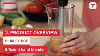 Slim Force highly ergonomic amp efficient hand blender  Tefal [upl. by Etselec]