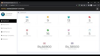 Hotel Management System in PHP MySQL with Source Code  CodeAstro [upl. by Ocker327]