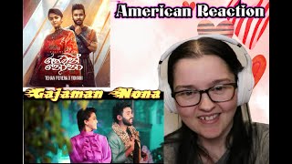 Gajaman Nona ගජමන් නෝනා Tehan Perera and Yohani  Official Music Video  American Reaction [upl. by Diandre]