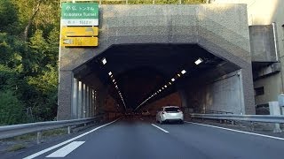 中央自動車道 下り 八王子JCT  小仏トンネル  相模湖IC 車載 201310 K03 東京 神奈川 [upl. by Schaefer]