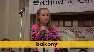 Regional Spelling Bee  March 21 2017 [upl. by Careaga]