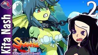 Pirate Queens Quest Gameplay CAPTURED AGAIN Part 2 Shantae 12 Genie Hero Risky Boots DLC [upl. by Noxid508]