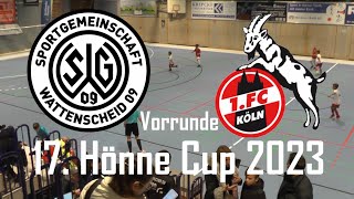 U10 Hönne Cup 2023 Vorrunde SG Wattenscheid  1 FC Köln damit hat keiner gerechnet [upl. by Atinor]