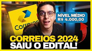 CONCURSO CORREIOS 2024 l ANÁLISE OBJETIVA DO EDITAL [upl. by Bruis]