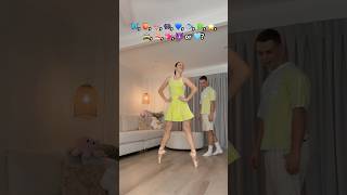 COMMENT FOR 7 YEARS GOOD LUCK 🤣🍀 dance trend viral couple funny ballet challenge shorts [upl. by Llertnad82]