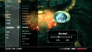 Skyrim  Atronach Forge Tutorials  Spell Tome Conjure Frost Atronach [upl. by Ellatsirhc]