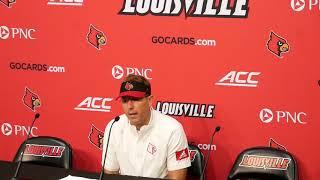 Scott Satterfield Virginia PostGame 10262019 [upl. by Lanrev160]