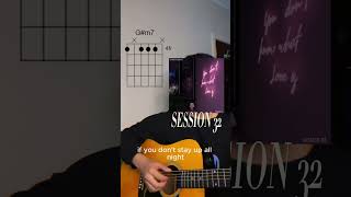 Learn SUMMER WALKERs SESSION 32 Chords 🎸 shorts [upl. by Tiram]