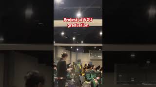 Protest at VCU graduation shortsviral shortsvideo [upl. by Gally687]