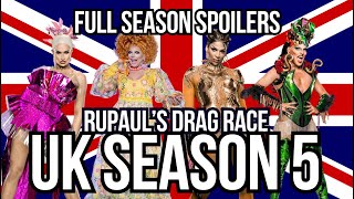 RuPauls Drag Race UK 5 Full Season Spoilers  Drag Crave [upl. by Tilden]