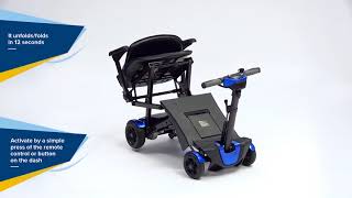 Drive Auto Folding 4 Wheeled Scooter [upl. by Akemahs]