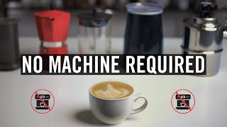 Making CappuccinoLatteFlat White at Home without an Espresso Machine [upl. by Ehtiaf212]