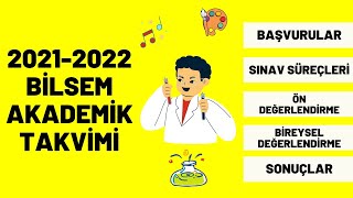 20212022 BİLSEM AKADEMİK TAKVİM SÜRECİ  Veli  Öğretmen Bilgilendirme [upl. by Yelserp]