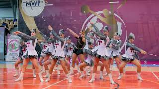 Majorettes Krokodyl  Ostrava  baton seniors groups  Maribor 2023 majorette championship [upl. by Dola]