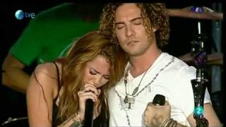 Miley Cyrus Feat David Bisbal When I Look At YouRock In Rio Madrid Live [upl. by Feer377]