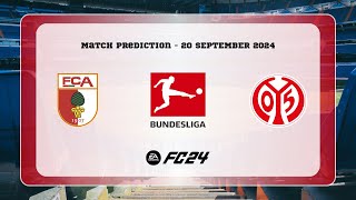 FC Augsburg vs 1 FSV Mainz 05  Prediction  202425 Bundesliga  EA FC 24 [upl. by Monique696]