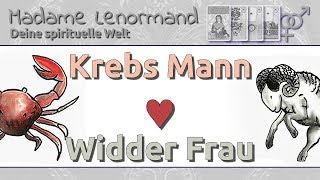 Krebs Mann amp Widder Frau Liebe und Partnerschaft [upl. by Ailehs]