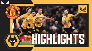 Moutinho silences Old Trafford  Man United 01 Wolves  Highlights [upl. by Ecidnak284]