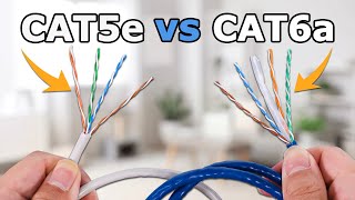 Cat5e vs Cat6a Ethernet Cables Which is Best for Home Use？ [upl. by Kcirrad311]