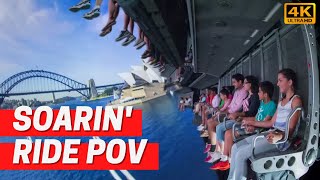 Soarin At Epcot IMAX Flight Ride 4K POV [upl. by Laram]