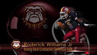 2Roderick Williams JrRBLBDB20142016 Football HighlightsOffense [upl. by Farnham179]