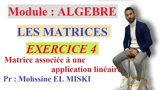 Les matrices  Exercice 4 matrice associée à une application linéaire [upl. by Elma612]