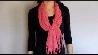 How To Braid a Scarf in 1 Minute [upl. by Constantina550]