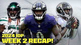 IDP Week 2 Recap Linebacker Injuries amp Waiver Wire Targets  PFF Fantasy Podcast [upl. by Thorndike877]