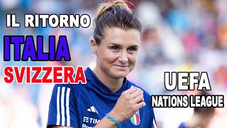 Italia femminile Vs Svizzera UEFA Nations League 2023 [upl. by Carmelita]