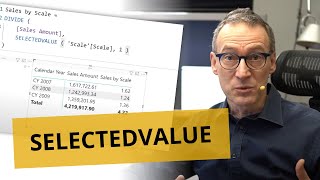 Using the SELECTEDVALUE function in DAX [upl. by Daveen]