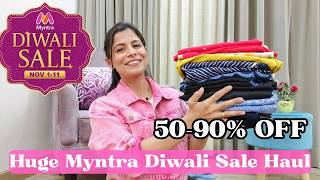 Best Kurta Sets l Myntra Diwali Sale Haul 50  90 off  Dream Simple [upl. by Russon]