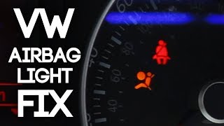 Fix Your Volkswagen Airbag Light For Codes 01217 and 01218 [upl. by Tuttle781]