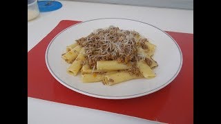 PASTA AL RAGÙ BIANCO  Ricetta facile e gustosa  Le ricette di zia Franca [upl. by Neevan]