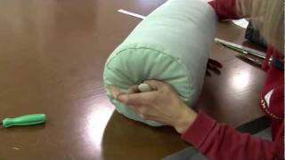 How to Make Neckroll Pillow Covers or Bolster Pillow Covers [upl. by Remos]