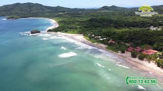 Playa Grande  Spiaggia tropicale in Costa Rica vicino a Villaggi Flor de Pacifico [upl. by Spain]