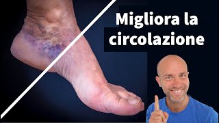 🦵 Esercizi per migliorare la circolazione delle gambe [upl. by Mhoj]