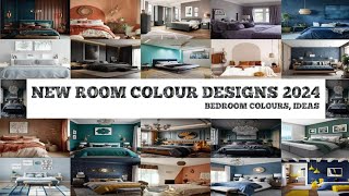 NEW BEDROOM COLOUR DESIGNS 2024  BEST ROOM COLOURS COMBINATION  LUXURY ROOM DECORATION dkspainter [upl. by Elianore760]