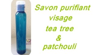 Savon purifiant visage tea treepatchouli [upl. by Vokay835]