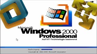 Windows 2000 in Virtueller Maschine installieren Tutorial mit VMware  DeutschHD [upl. by Gokey]