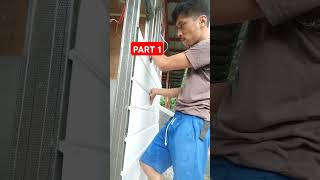 Project 1m part 1 METAL CLADDING INSTALLATION shorts [upl. by Frasquito]