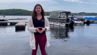 Legend Pontoon Enclosure options by Anstruther Marina [upl. by Wystand]