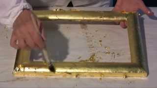 Gilding course 4  Gold and real silver leaf [upl. by Samalla]