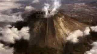 Mount Vesuvius erupting 79 AD  from Doctor Who Fires of Pompeii [upl. by Reyem]